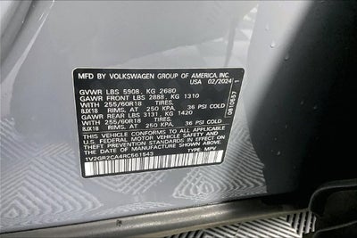 2024 Volkswagen Atlas 2.0T Peak Edition SEL