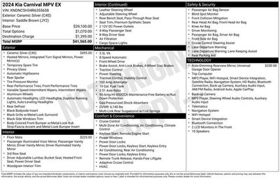 2024 Kia Carnival EX
