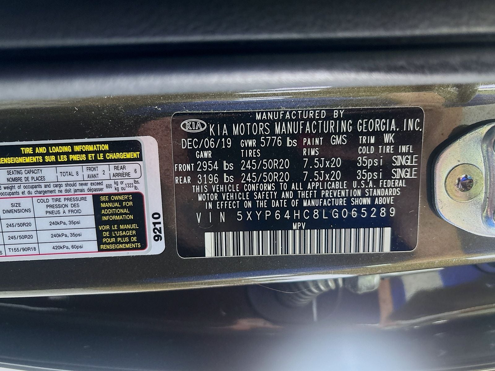 2020 Kia Telluride S
