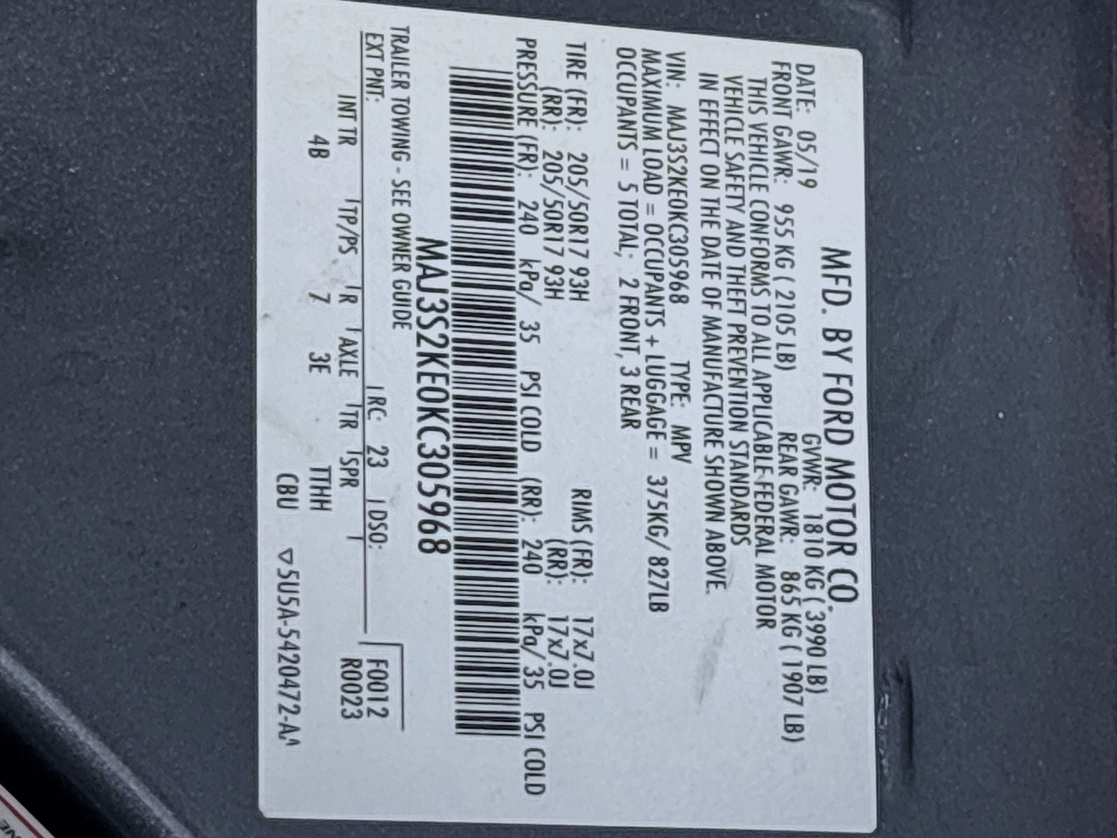 2019 Ford EcoSport Titanium