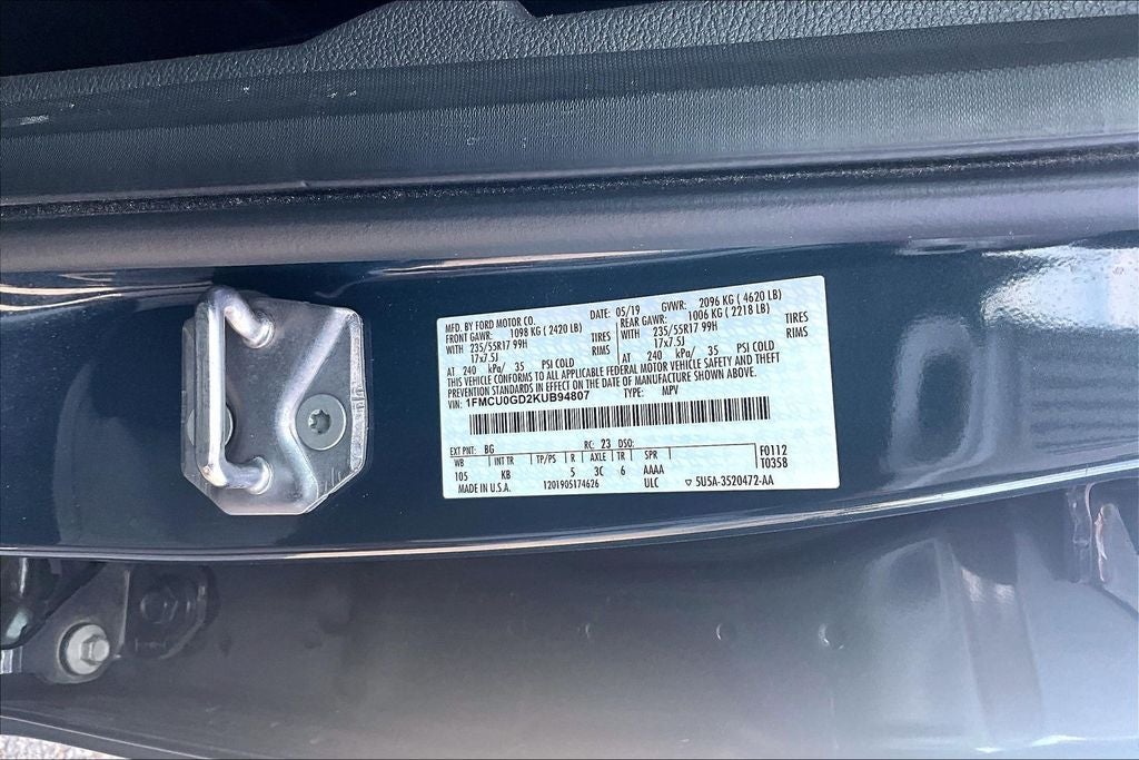 2019 Ford Escape SE