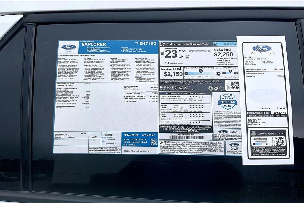 2026 Ford Explorer Platinum