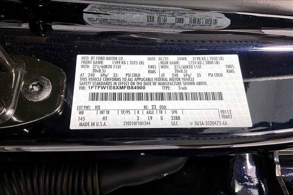 2021 Ford F-150 Lariat