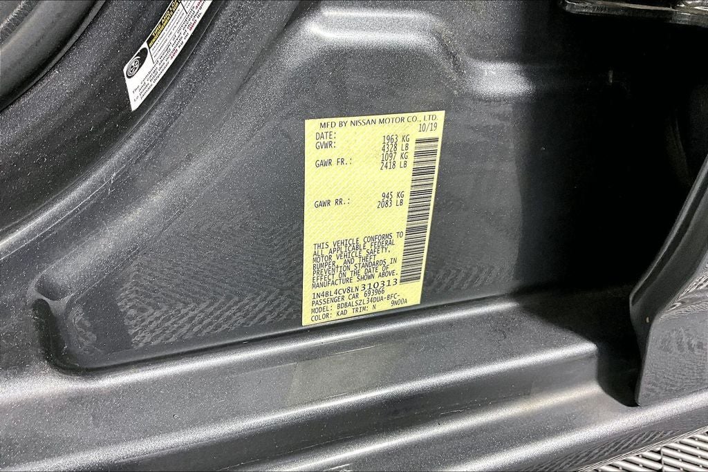 2020 Nissan Altima 2.5 SR