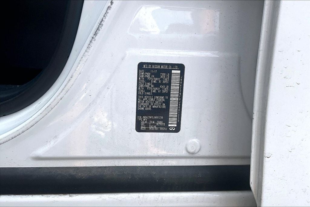 2018 INFINITI QX80 Base