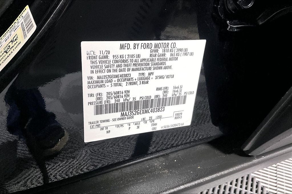 2021 Ford EcoSport SE