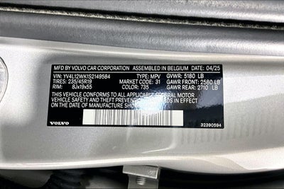 2025 Volvo V60 Cross Country B5 Plus