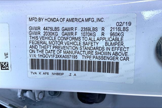 2019 Honda Accord Sport