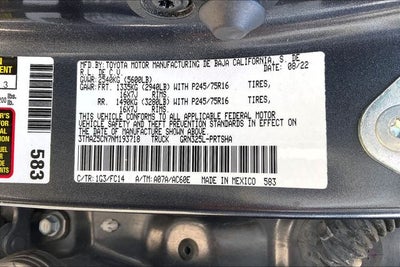 2022 Toyota Tacoma SR5 V6