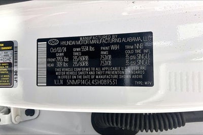 2025 Hyundai Santa Fe SE