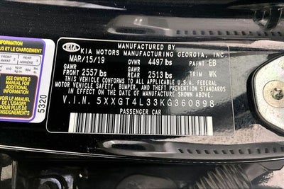 2019 Kia Optima S