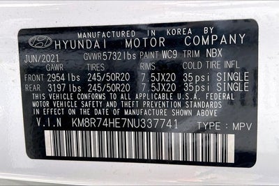 2022 Hyundai Palisade Calligraphy