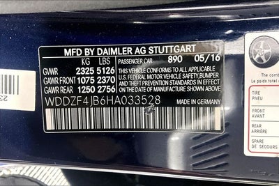 2017 Mercedes-Benz E-Class E 300