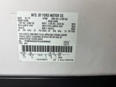 2019 Ford Explorer XLT