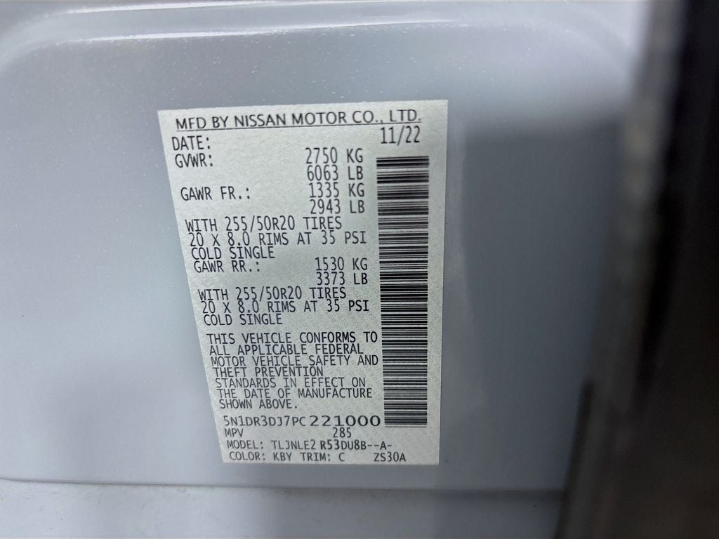 2023 Nissan Pathfinder Platinum