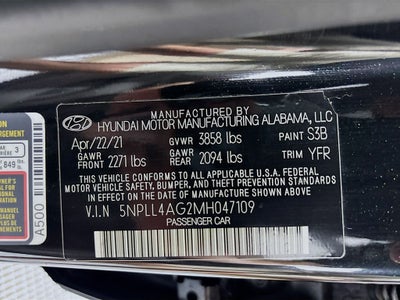 2021 Hyundai Elantra SE